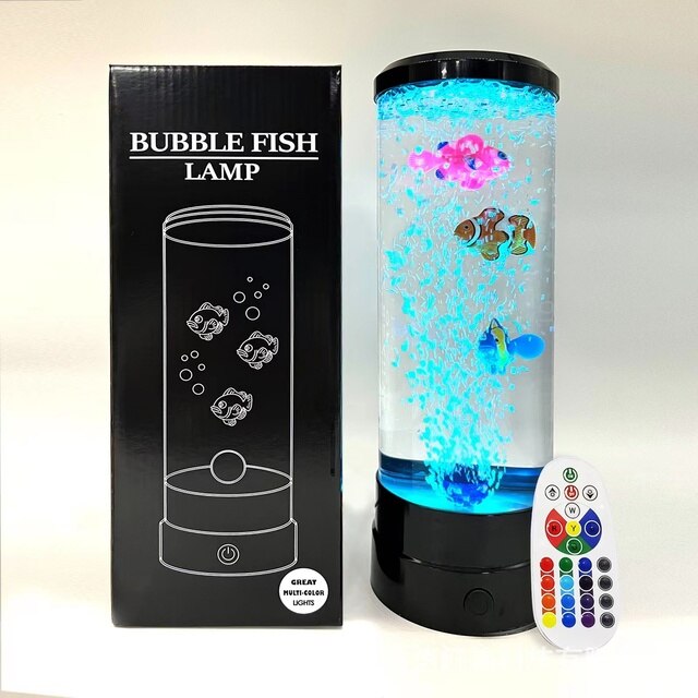 Jellyfish Aquarium Hidden Camera LED Nightlight