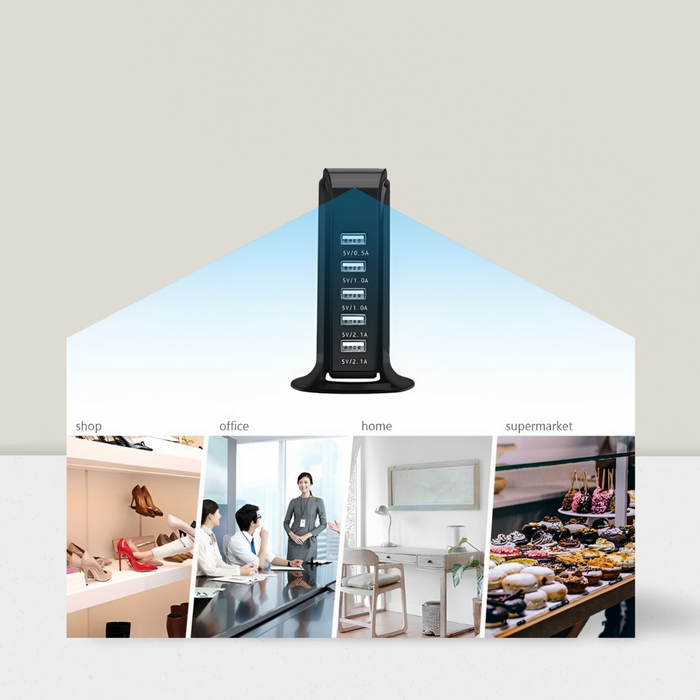 4-Port USB Charger Hidden Camera